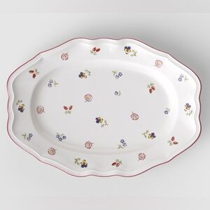 14" Villeroy & Boch Petite Fleur oval serving platter